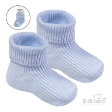 S901-B: 2 Pack Blue Turnover Socks (0-3m)